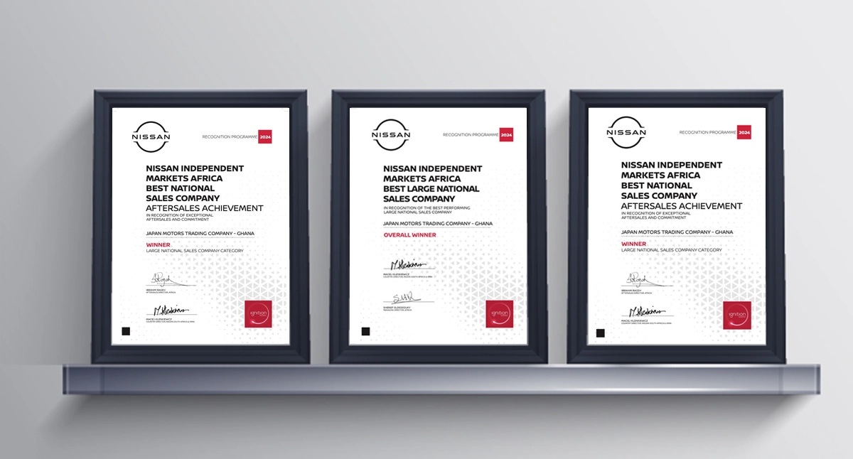 Japan Motors Retained as Motor Firm of the Year for the 9th Consecutive Time