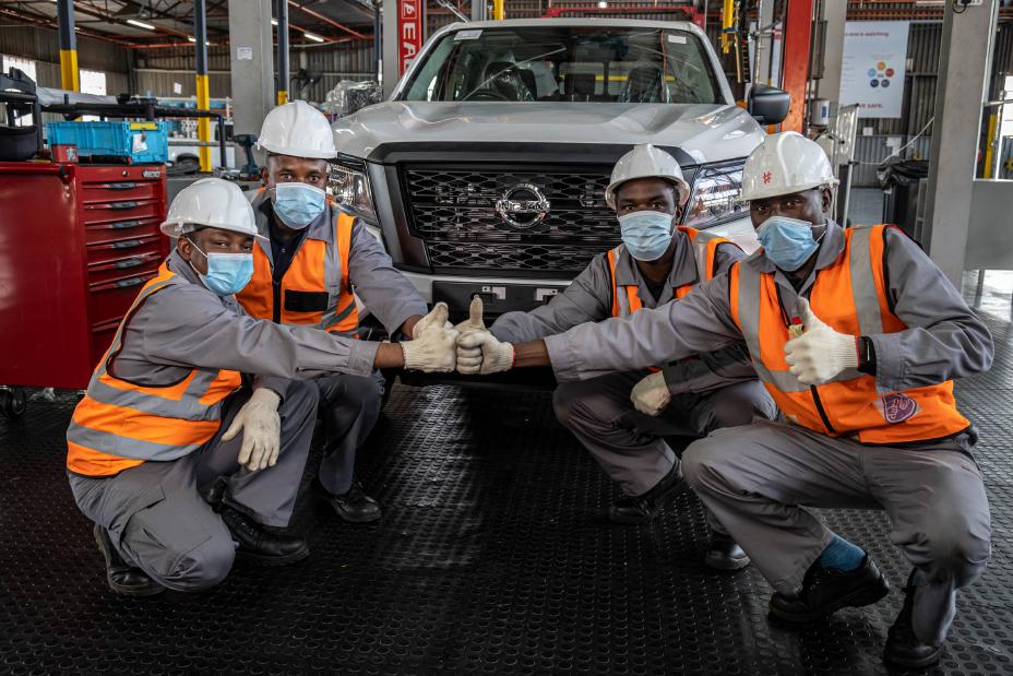 Nissan prepared for growing its Manufacturing Footprint in Africa: Ghana trainees prepare to graduate from a training programme in South Africa